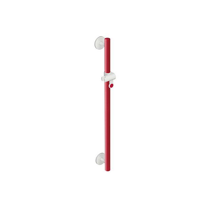 Hewi System 800 K Brausehalterstange 950.33.1209155 Außenmaß 1100 mm, aquablau, signalweiß