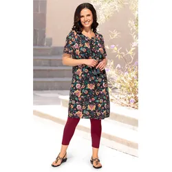 Viskose-Kleid in Druck fuchsia in Größe 48 von DW-Shop, Fuchsia, 48