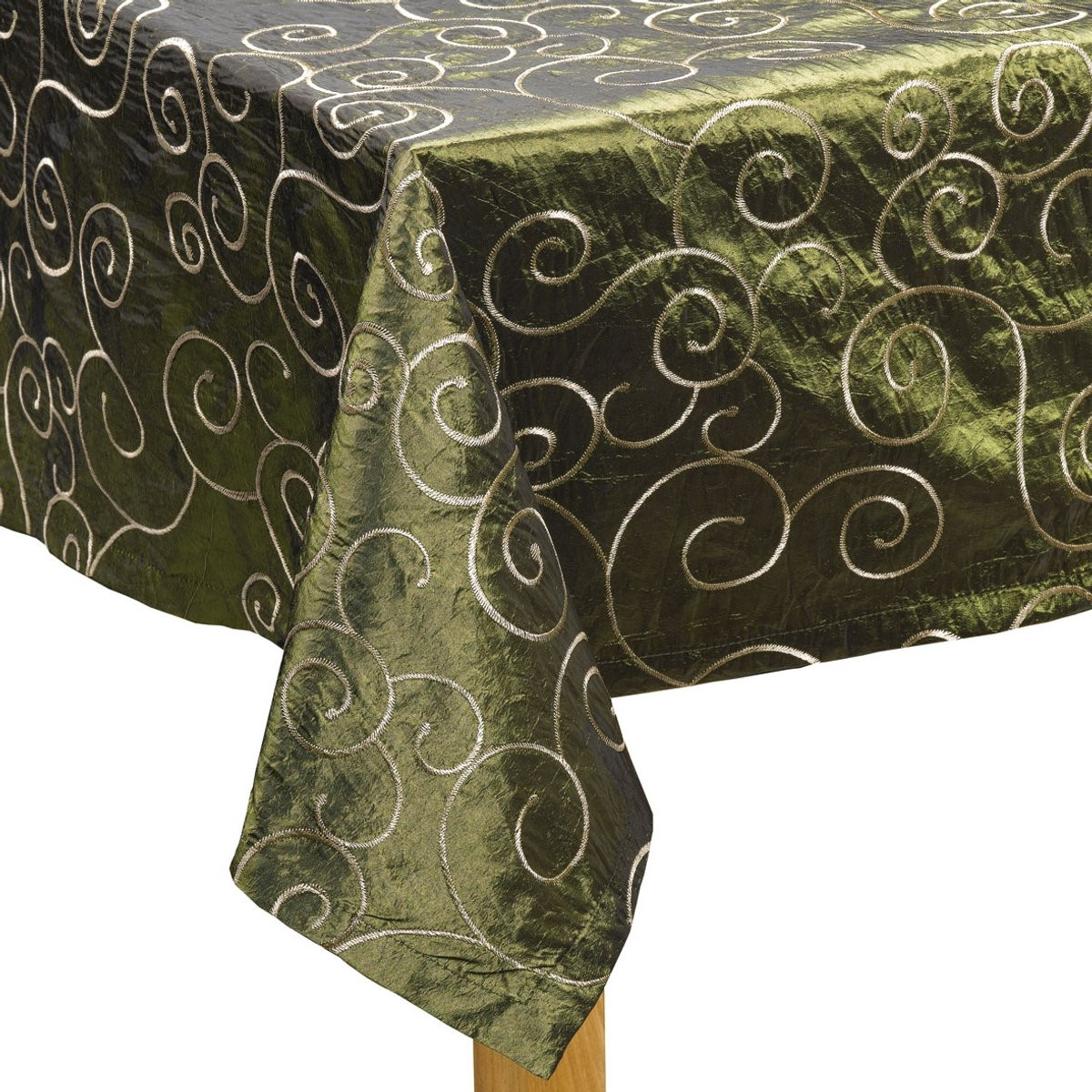 Florence Tafelkleed Textiel Groen 142 x 220 cm