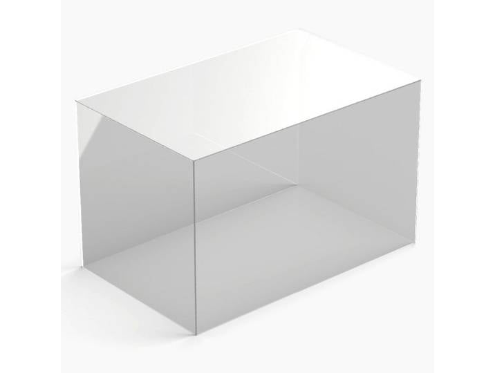 Hansen Werbetechnik Vitrinenaufsatz Schaukasten / Haube aus Acrylglas rechteckig HBR