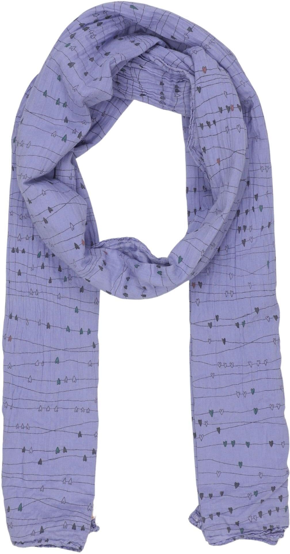 Becksondergaard Damen Schal oder Tuch, Hellblau, Baumwolle - Second Hand