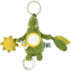 Trixie Baby, Kinderwagenspielzeug, Aktivitäts-Spieltier Dino
