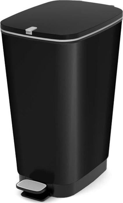 KIS Chic Bin Vuilnisbak, 42,5 liter, Zwart, Geurafsluitend en Antislip