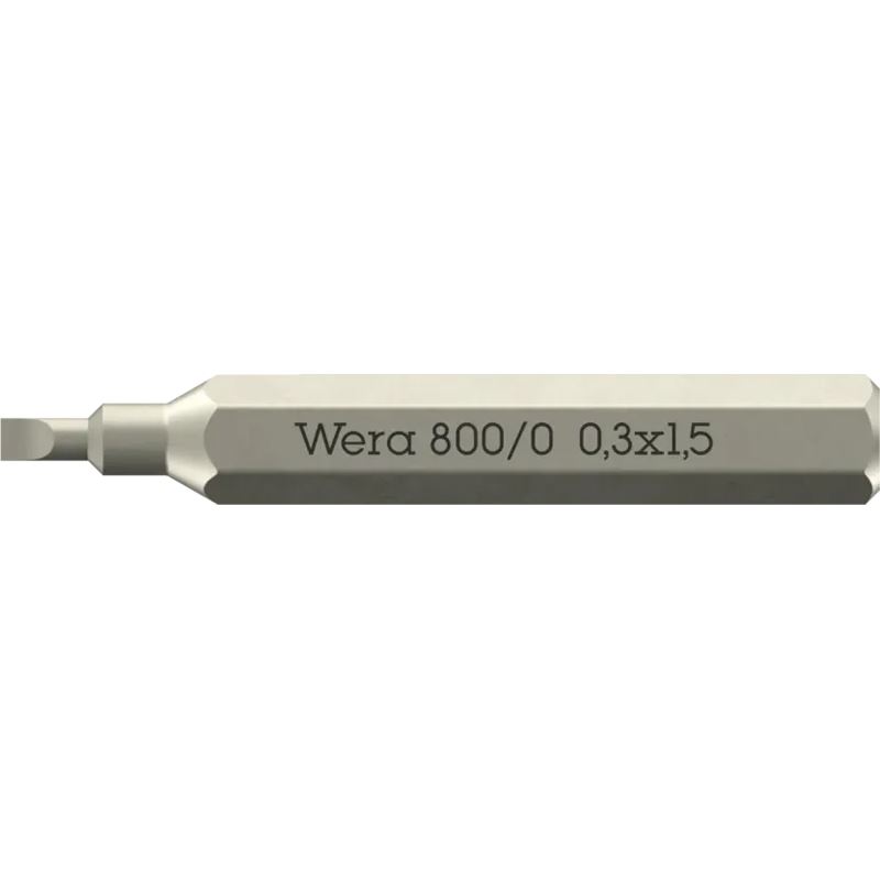 Wera 800 Micro Bits 0,40 x 2,5 x 30mm