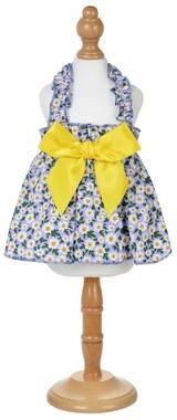 Uplifted Finds Romantic Floral Pattern Pet Summer Dress yellow s