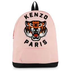 Kenzo Kids Unisex für Kinder. K62154 Rucksack Tiger rosa (OSFA), Lässig, Polyester, Kinderbekleidung