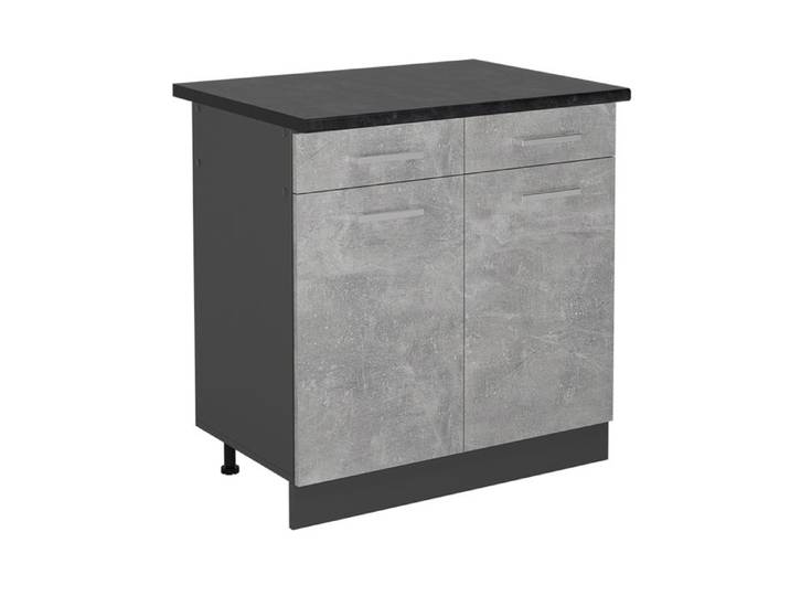 Meuble cuisine R-Line 80cm PT Anthracite Béton/Anthracite Vicco 53726