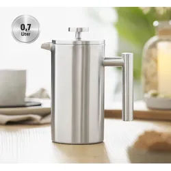 Edelstahl-Kaffeebereiter - French Press