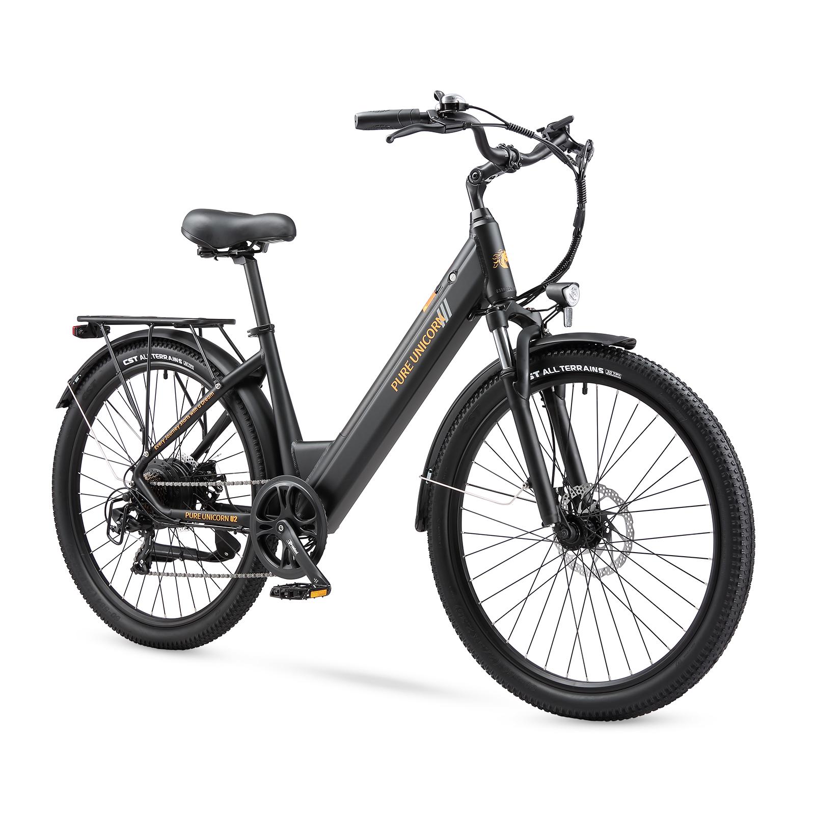 U2 City Commuter E-Bike,48V 12.8Ah,Drehmoment 59 N.m,27.5 Zoll × 2.35 Zoll All-Terrain-Luftreifen