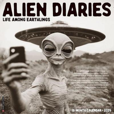 Alien Diaries 2026 Wall Calendar