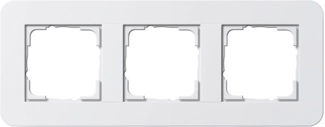 Gira Cadre de recouvrement triple Blanc pur/Blanc pur 0213410 (0213410)