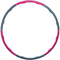 Fitness-Hoop 100 cm, Fitnessgerät grau/fuchsia