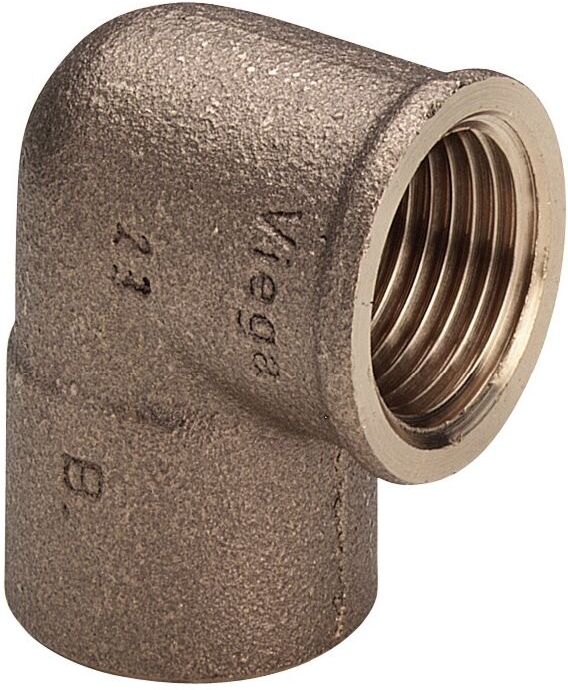 Viega Winkel 15 mm x 3/4" Rp, Rotguss