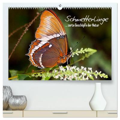 Schmetterlinge - zarte Geschöpfe der Natur (hochwertiger Premium Wandkalender 2027 DIN A2 quer), Kunstdruck in Hochglanz