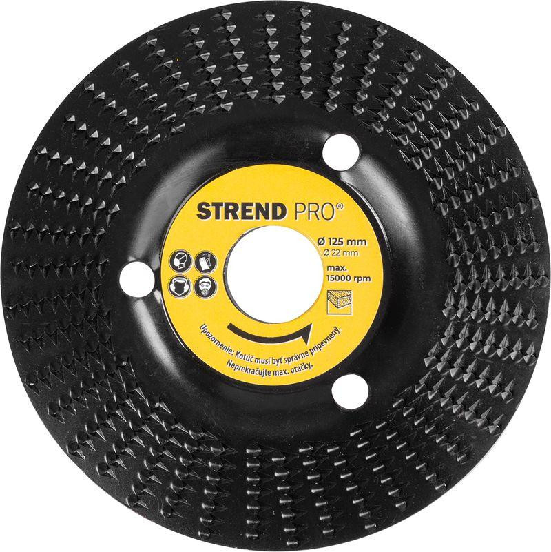Strend Pro Raspschijf voor hout, 125 mm, fijn, voor haakse slijper