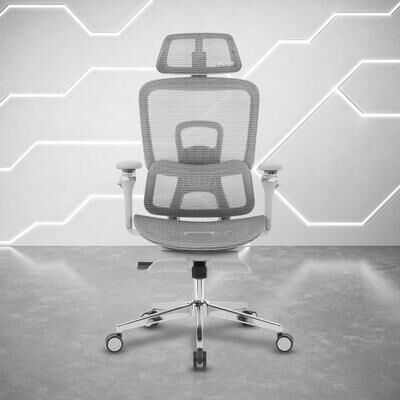 Techni Sport Ergonomic Mesh Office Chair with 5D Armrests & Retractable Footrest
