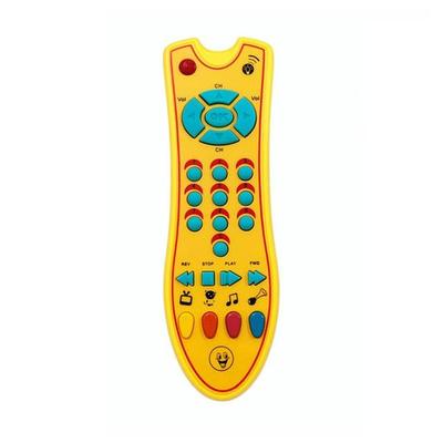 Baby Learning Remote With Music & Lights Interactive Educational Toy For Toddlers yellow