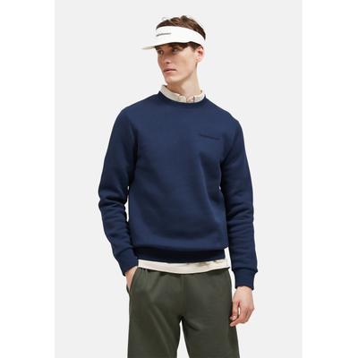 Sweatshirt PEAK PERFORMANCE "M Original Small Logo Crew", Herren, Gr. XXL, dunkelblau, 78% Baumwolle, 22% Polyester, unifarben, normal normal, Rundhals, Sweatshirts Sweatshirt, Ton-in-Ton-Nähte