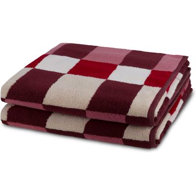 Handtücher ROSS "Three Stars 9040", braun (vino), B:50cm L:100cm, Frottier, Frottier, Handtücher, 100% Baumwolle, made in Germany