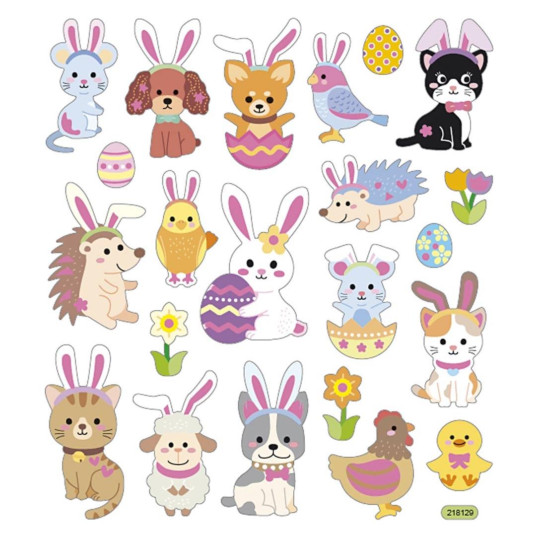 Creativ Company Stickers, Easter theme, sheet 15x16,5 cm, 1 sheet (1 Sticker) (291170)