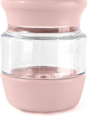 Inspired Deals Silicone Pet Bath Brush With Shampoo Dispenser For Dogs & Cats Pink pink