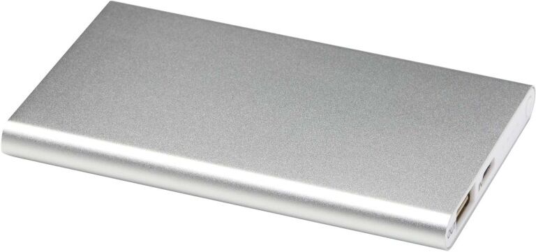 Batterie de secours en aluminium 4000 mAh Pep Argent