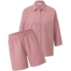 Tchibo - Musselin Shorty-Pyjama - Gr. 34 - rosé