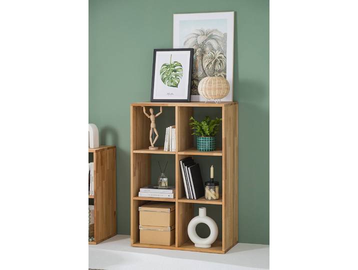 Regal GrapWOOD Massivholz Kernbuche, geölt Braun/Kernbuche 76 x 112cm Kernbuche