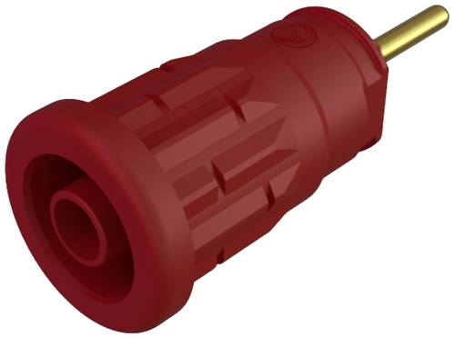 Hirschmann Test & Measurement SEP 2630 S1,9 Sicherheits-Laborbuchse Buchse, Einbau vertikal Stift-Ø: 4mm Rot
