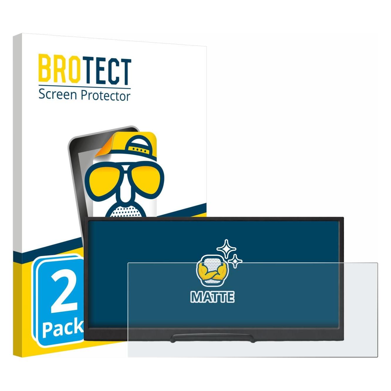 Brotect Entspiegelungsfolie für Prechen HD-123 12,3" Displayschutz Displayschutzfolie Folie Matt (12.30") (1962719)