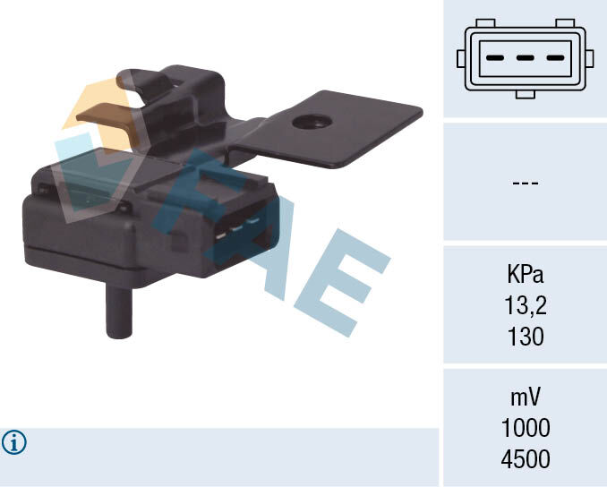 Fae Sensor, Saugrohrdruck 15087 Für Volvo Standard Automobile