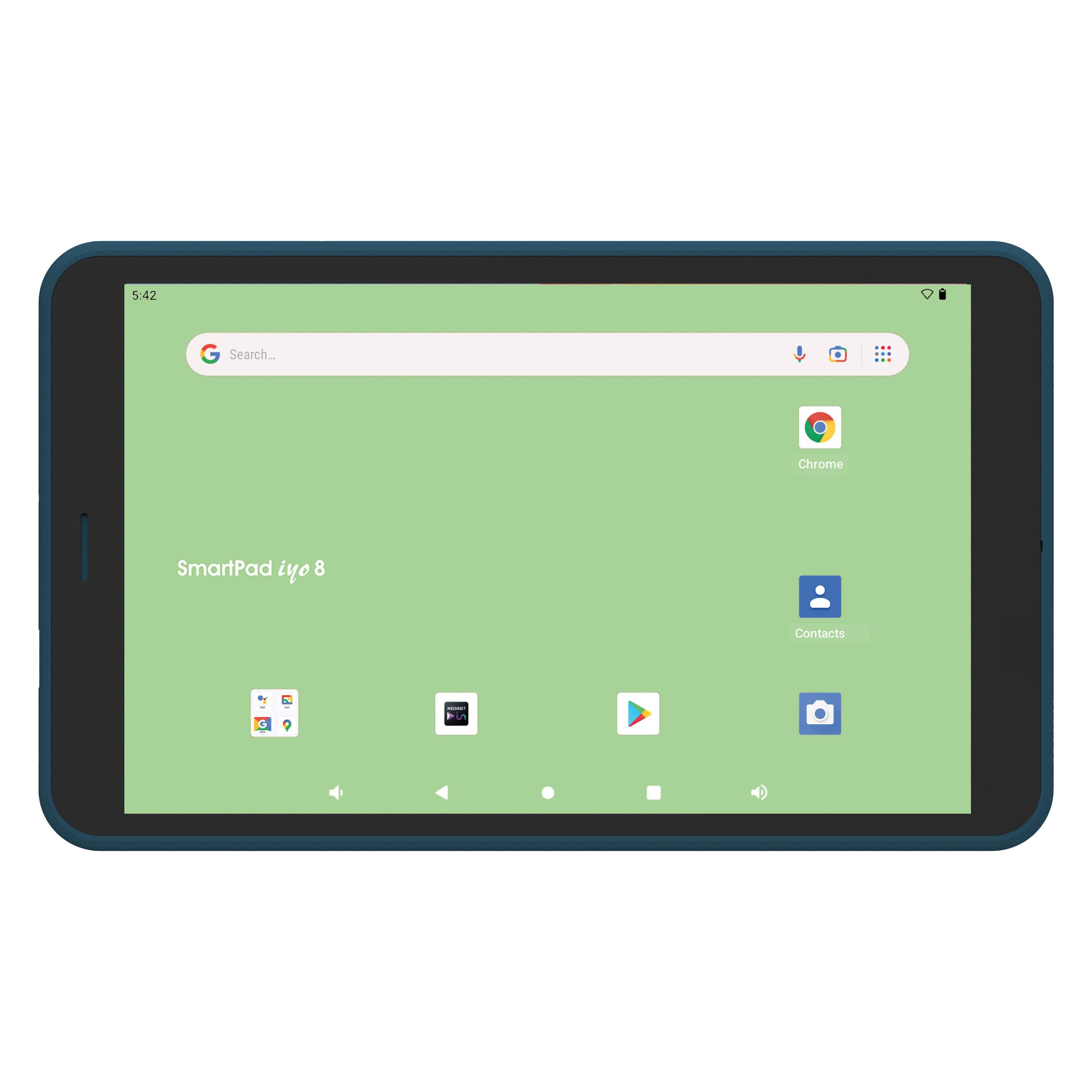 Mediacom SmartPad Iyo 8 8" 3-32Gb WiFi (8", 32 GB, Black, Blue) (M-SP8GY)