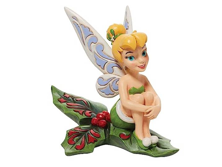 Enesco - Disney Traditions Tinkerbell zittend op Holly 5-figuur