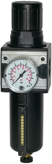 Riegler Filtre-régulateur »multifix«, réservoir métal et tube de visualisation, BG 3, G 3/4 (C 34 M-SR)