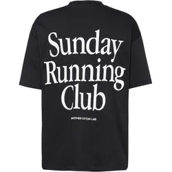 Another Cotton Lab Sunday Running Club T-Shirt | Gr. XL | schwarz - schwarz