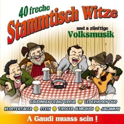 40 Freche Stammtisch Witze U.A Zünftige Volksmusik - Various, CD, 9003549526216