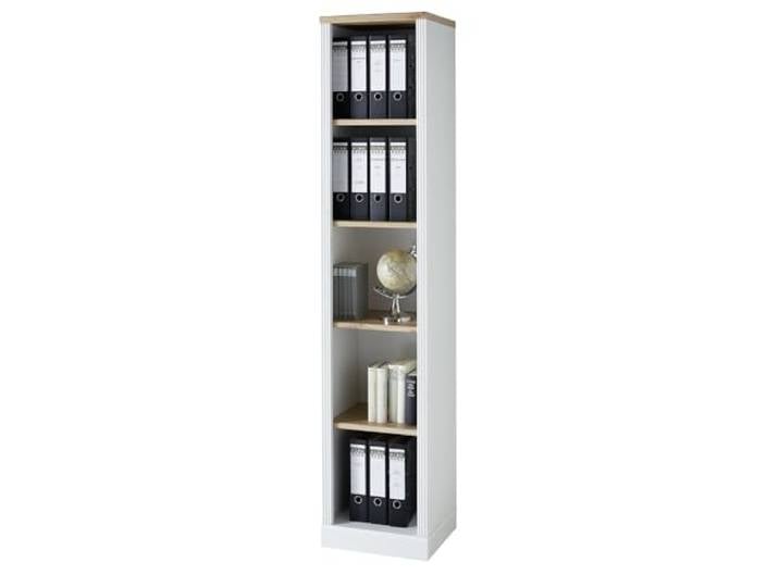 Lomadox Regal Akten Büro in Pinie hell mit Artisan Eiche Nb., B/H/T: ca. 43/204/38 cm