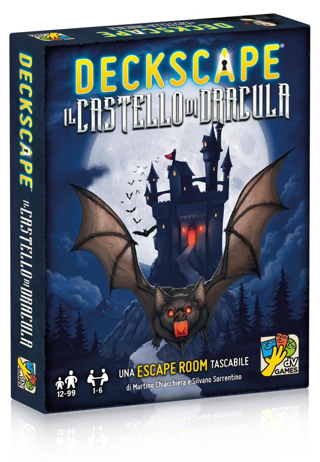 dV Giochi Deckscape Dracula Schloss kaartspel