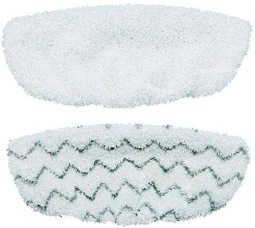 BISSELL Wischbezug "Pad Vac & Steam 2 Stück", weiss (weiß), Putztücher, Wischbezug weiß Einheitsgröße
