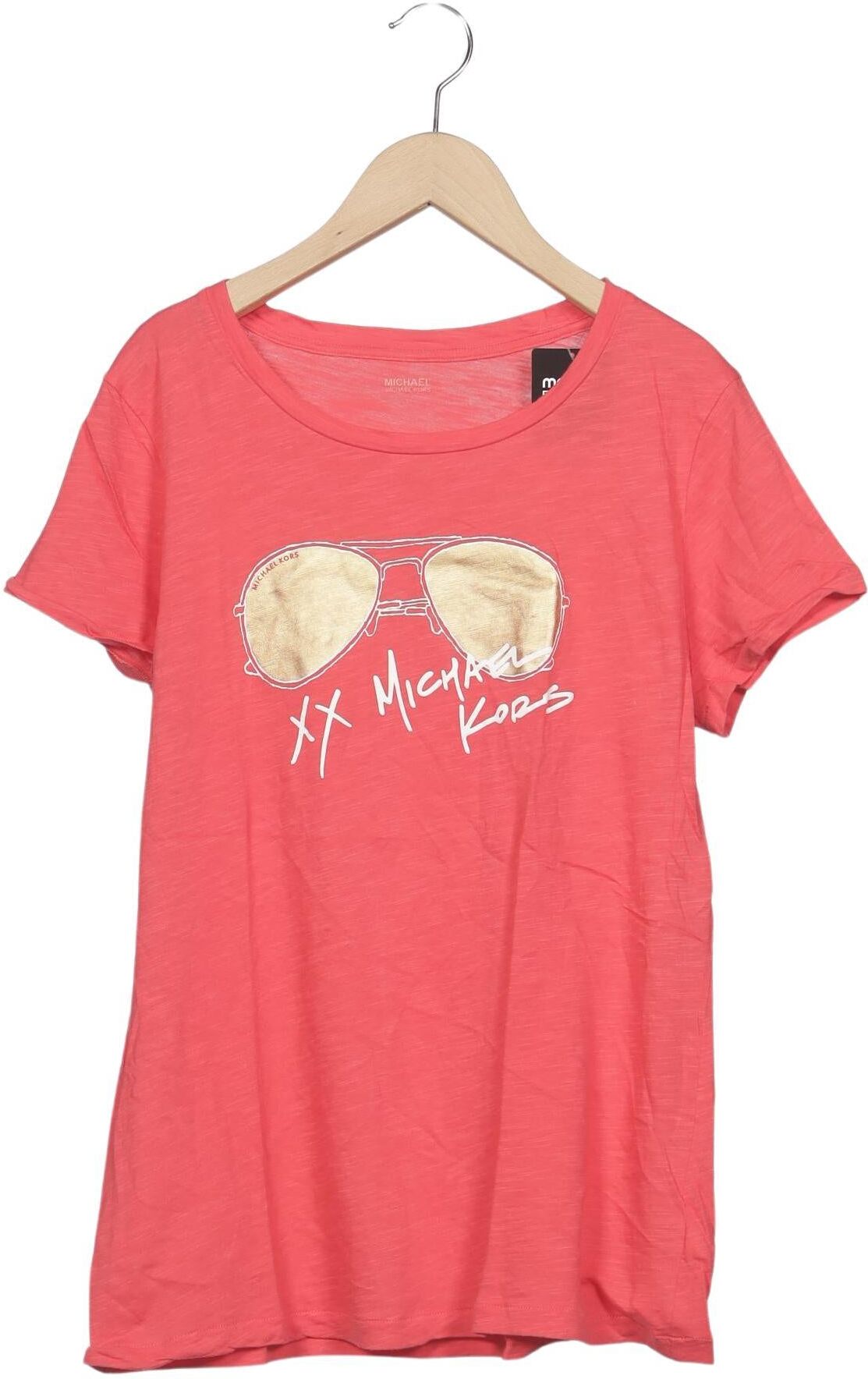 Michael Michael Kors Damen T-Shirt, Rot, Gr. L, Baumwolle - Second Hand