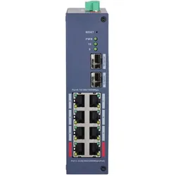 Dahua Switch Technology SWITCH CHS4210-8GT-110 (8 Ports), Netzwerk Switch, Blau