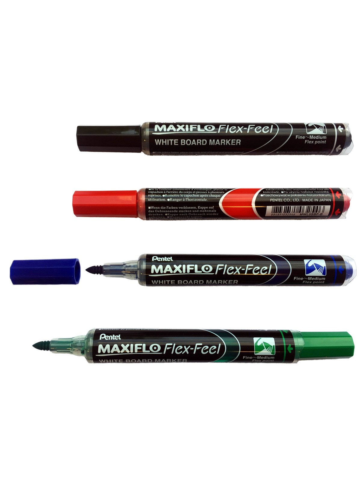 Pentel MWL5SBF-4N Flex-Feel Magnetic