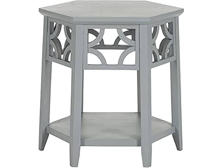 SAFAVIEH Aleix Beistelltisch, Holz, Grau,45 X 45 X 45.97 cm