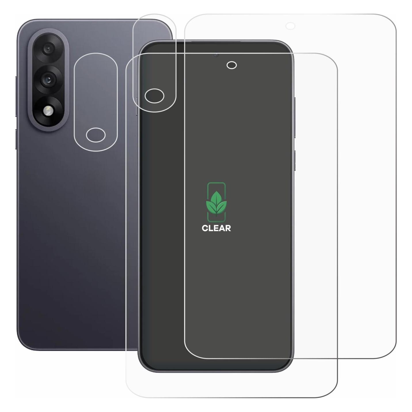 ScreenLeaf Schutzfolie für OnePlus Nord 5 (Display+Kamera) Displayschutz Display Schutz Folie Klar Transparent (2 Stk., OnePlus Nord 5) (6159874)