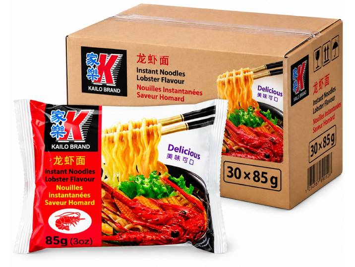 Kailo Nouilles instantanées Saveur langoustine 30 × 85 g