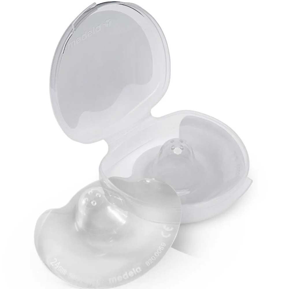 Medela Contact Nipple Shield Protecting Breasts and Nipples 1&nbsp;pair L
