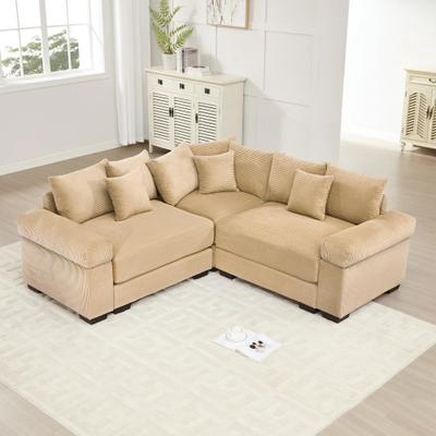 TOP_RATED Oversized Modular Sectional Cloud Couch with Extra-Wide Armrests Came