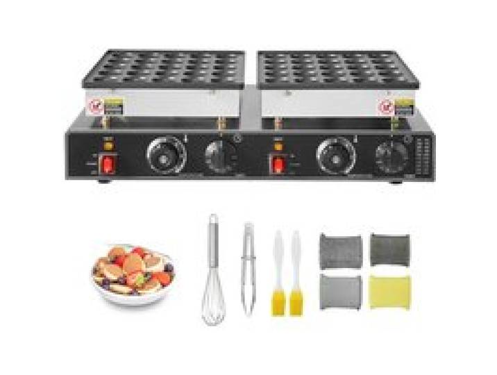Mini-crêpière Électrique - DUOKU - AK-H50 - Acier Inoxydable - 1800 W - 50 Mini-Gaufres