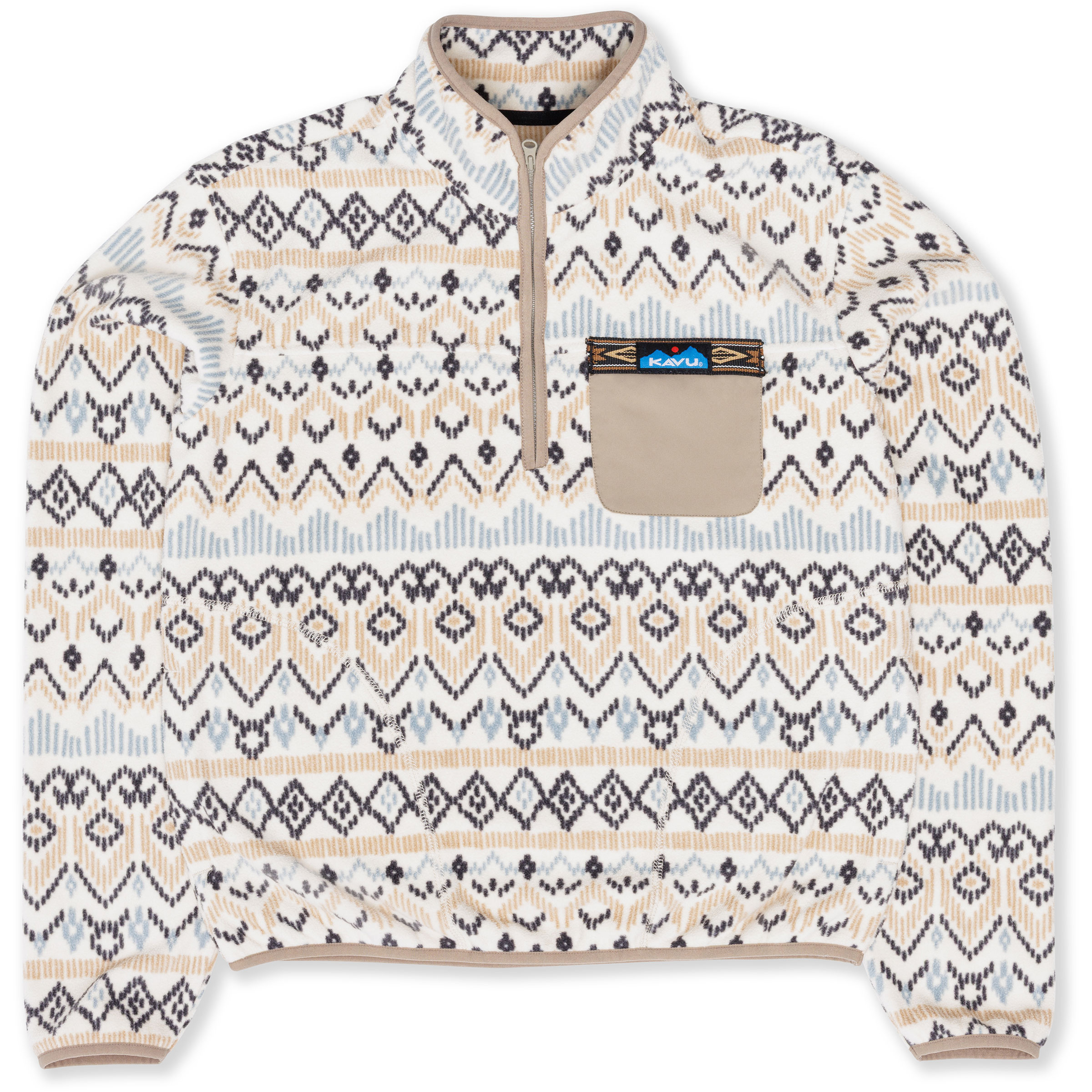Kavu Hidden Hills Damen Pullover weiss Größe XS Lifestyle Schnell trocknend