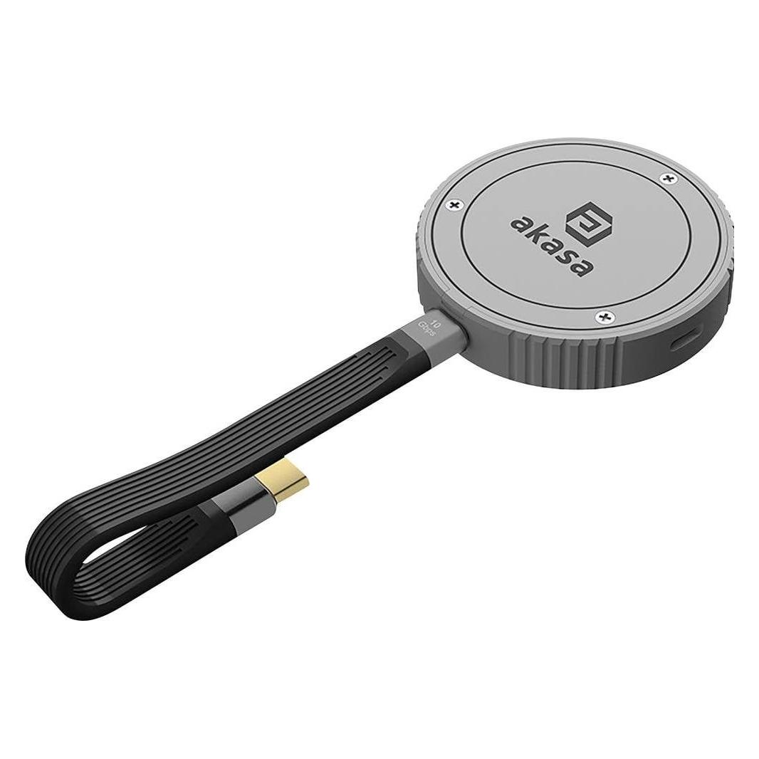 Akasa AK-ENU3M2-08 M.2 SSD-Gehäuse USB-C (USB 3.2 Gen 2) 10 GBit/s M.2 PCIe NVM (M.2) (AK-ENU3M2-08)